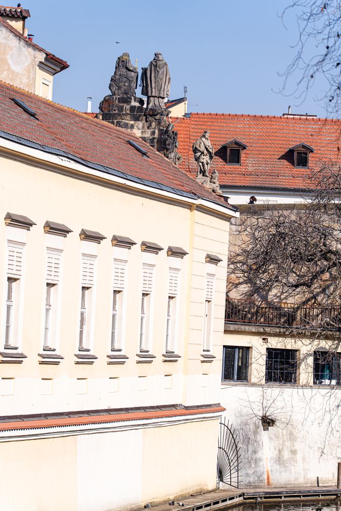 Decooration of the building in Old Prague