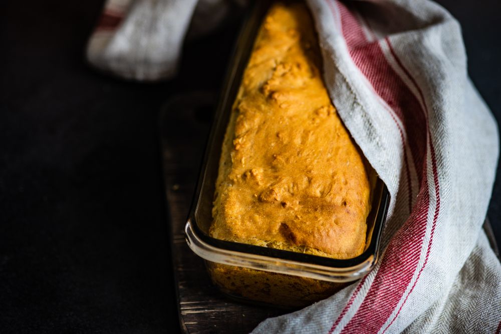 Freshly baked gluten free bread
