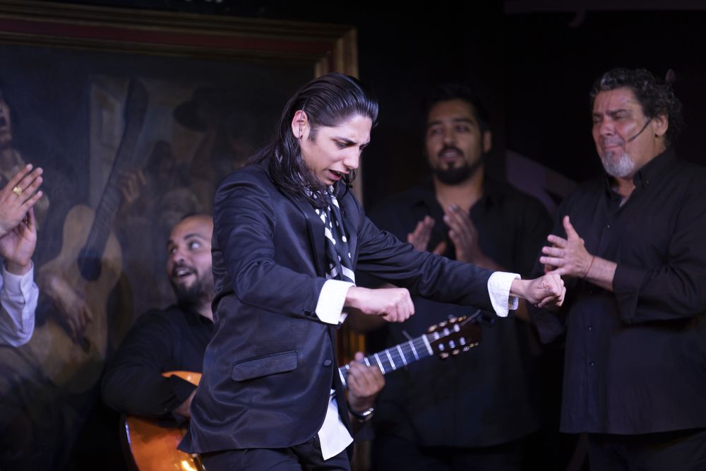 Flamenco performance on stage