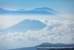 Mount Argopuro and landscape of the massive volcanic complex of East Java province, Indonesia 56PpNb