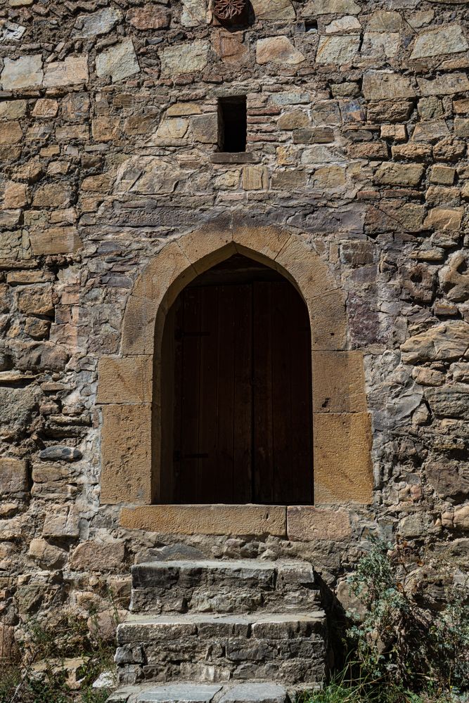 Ananuri castle in Georgian mountains