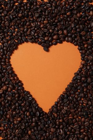 Concept of Valentine's day, heart, space for text