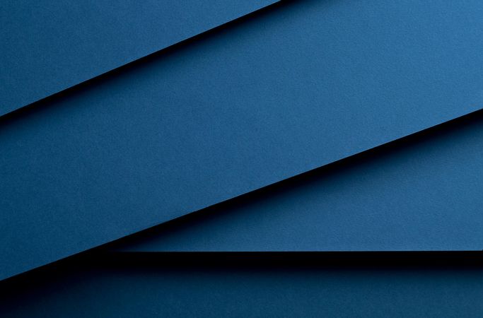 Sheets of dark blue paper
