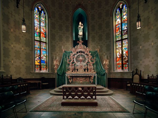 Sanctuary of the Basilica of the Sacred Heart, at the University of Notre Dame, South Bend, Indiana
