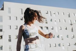 Woman in sportswear
