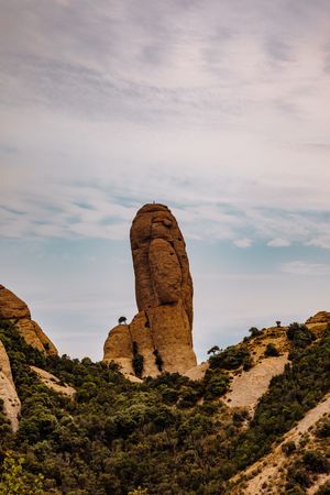 Views of the mountain of Montserrat