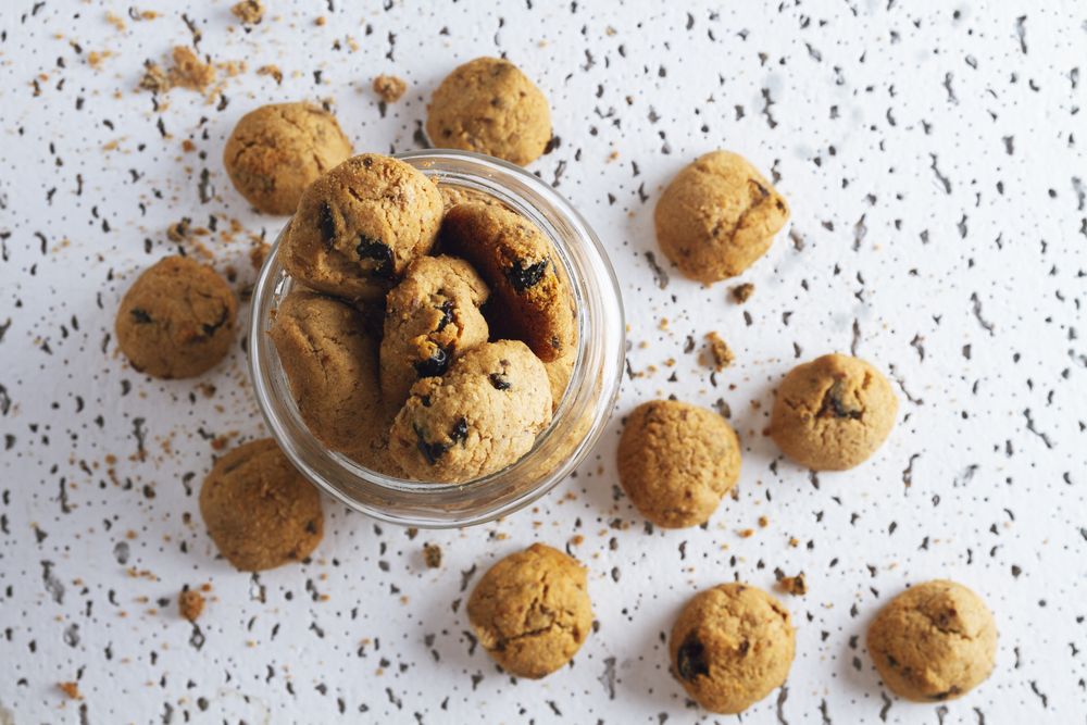 Homemade cookies on table
