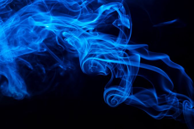 Abstract smoke on dark background