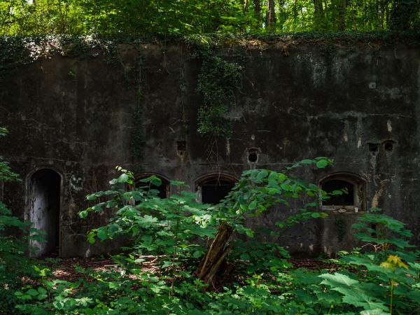 Military fortifications of the First World War. Concrete fort