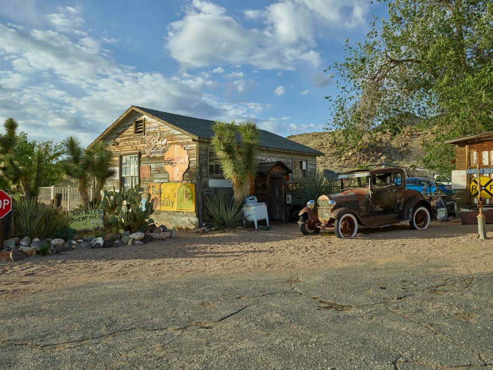 Rustic vintage Hackberry General Store on Route 66