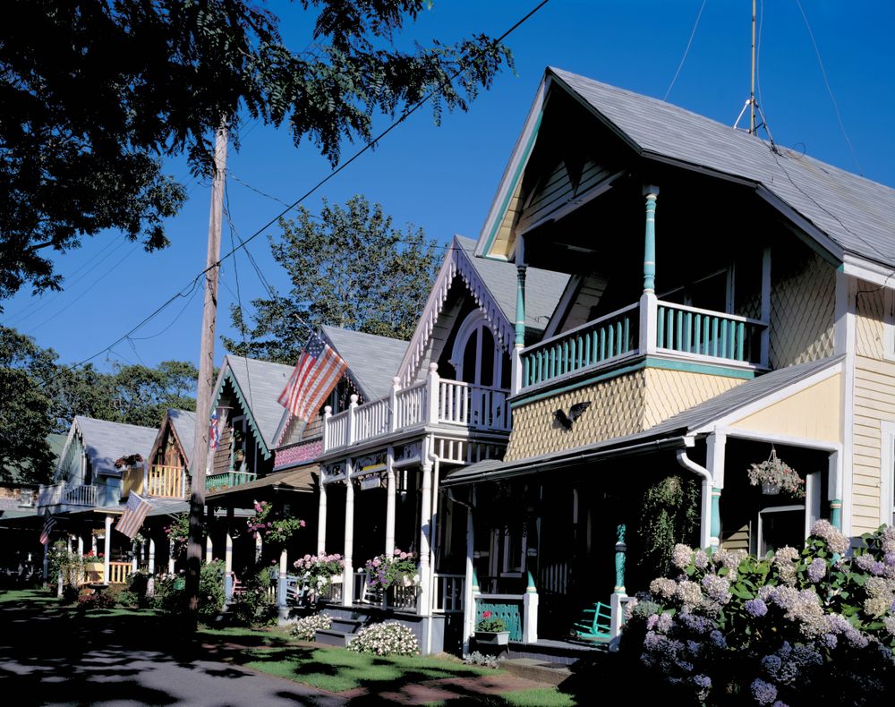 Oak Bluffs Cottages, Martha's Vineyard, Massachusetts