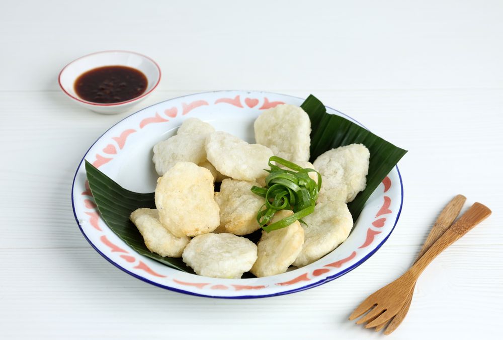 Rujak Cireng or Cireng Bumbu Rujak