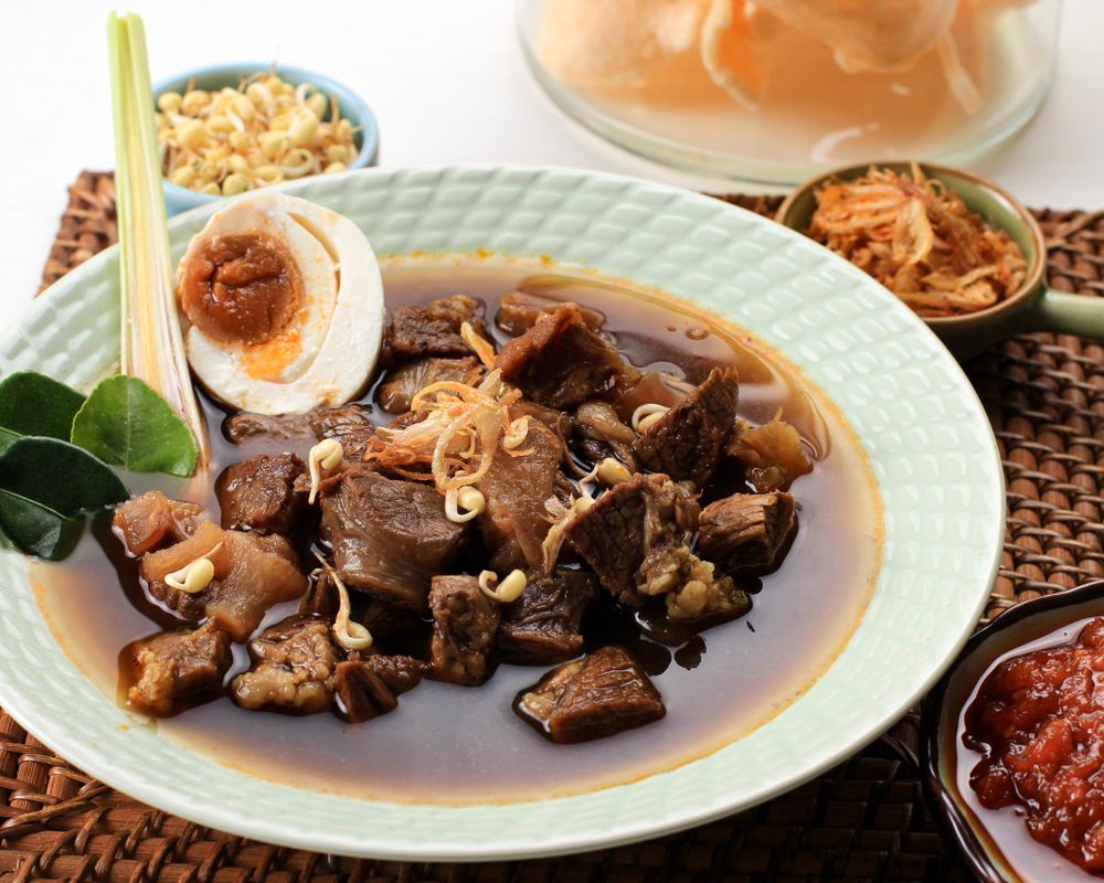 Rawon. Traditional Indonesian Beef Soup Culinary