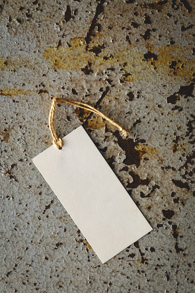 Cardboard labels for price or advertising
