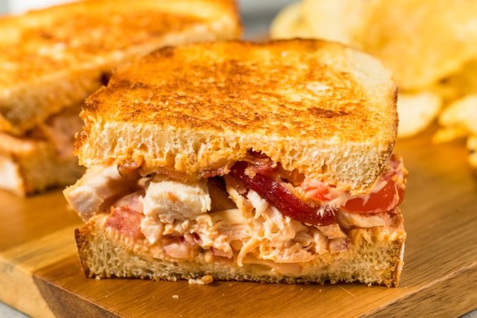 Spicy Homemade Chipotle  Chicken Sandwich Panini