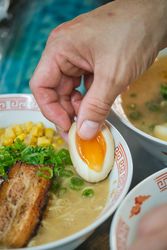 Chef Cooking Ramen Soup