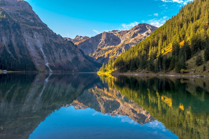 Vilsalpsee is a lake of Tyrol, Austria 