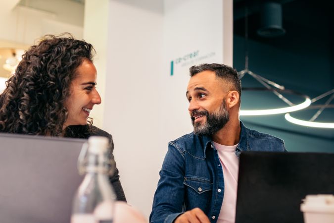 colleagues working in a coworking