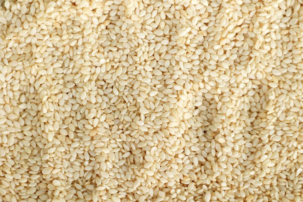 Raw Sesame  Seed Food Background