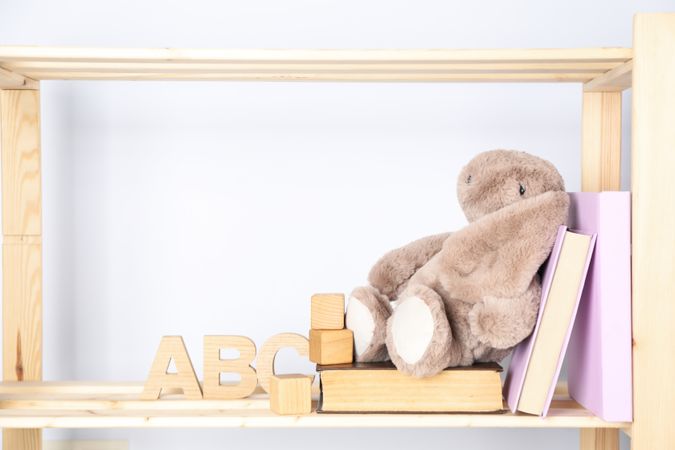 Book for baby, concept of literature for children and baby