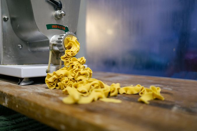 Freshly made pasta