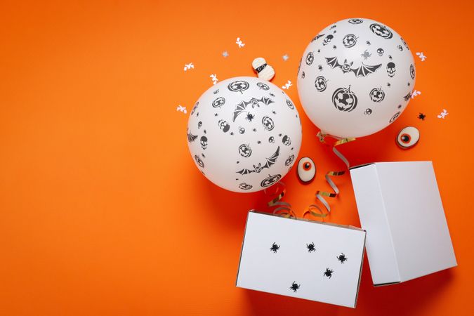 Concept of Halloween mood, Halloween vibes balloon