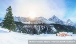 Austrian Alps in winter bEOqM5