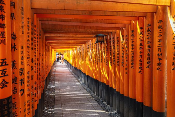 Thousands Torii Gate of Fushimi Inari-Taisha in Kyoto, Japan