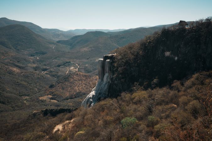 Petrified waterfall in Oaxaca