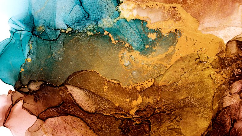 Alcohol ink colors translucent background