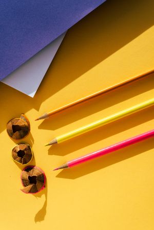 Back to school: Pencil and shavings