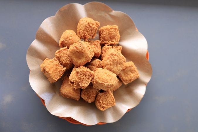 Top View Tahu Sumedang, West Java Popular Street Food