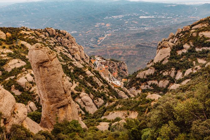 Monastery of the mountain of Montserrat