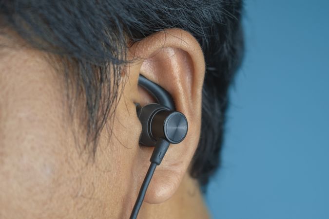 earphone in ear