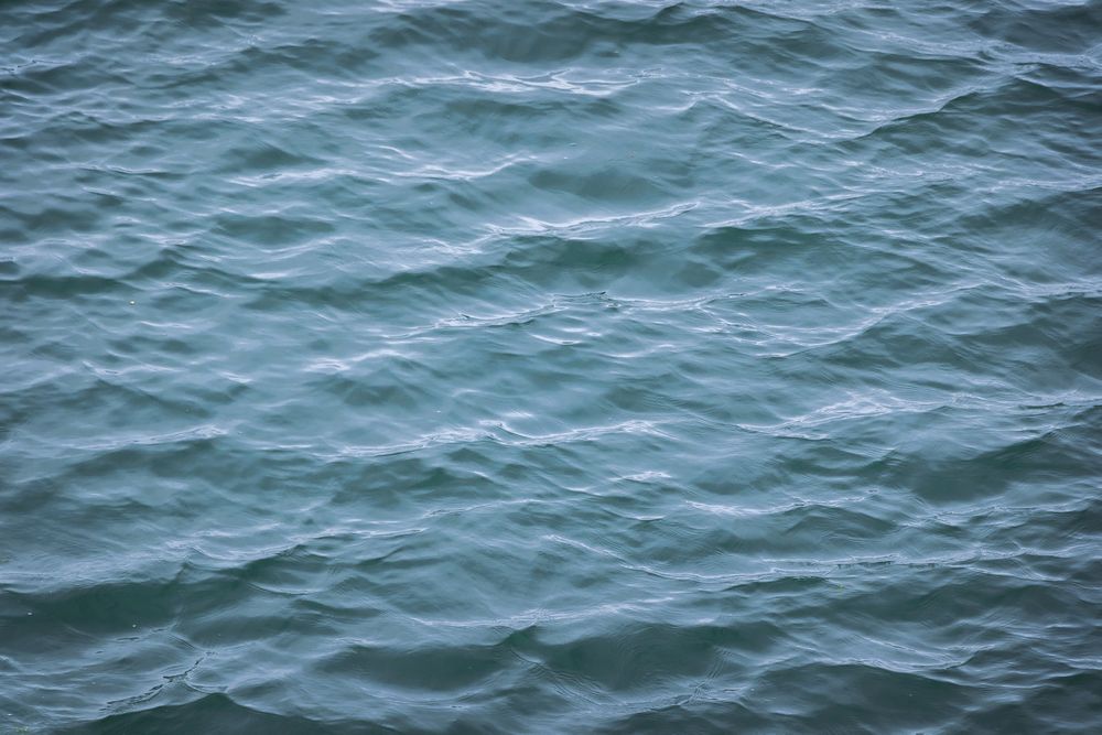 Blue water close up