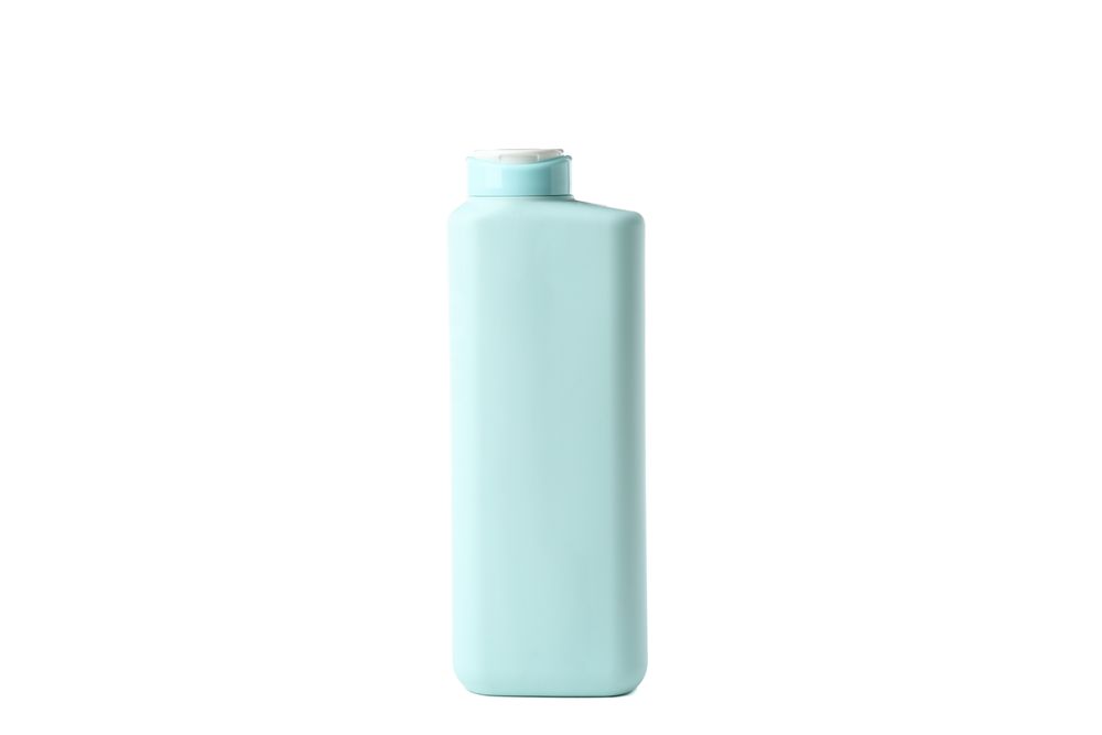 Blank bathroom bottle isolated on light background. Bathroom accessories