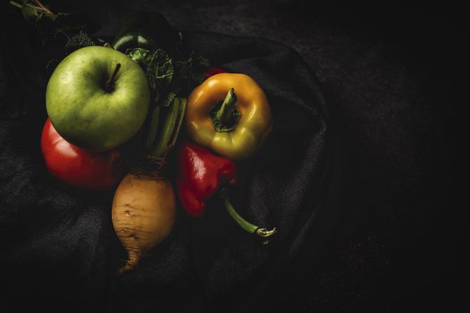 Mix of fresh vegetables