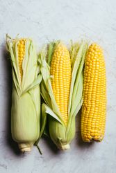Phases of fresh corn peeling