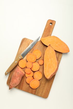 Sweet potato, concept of healthy food, vegetables
