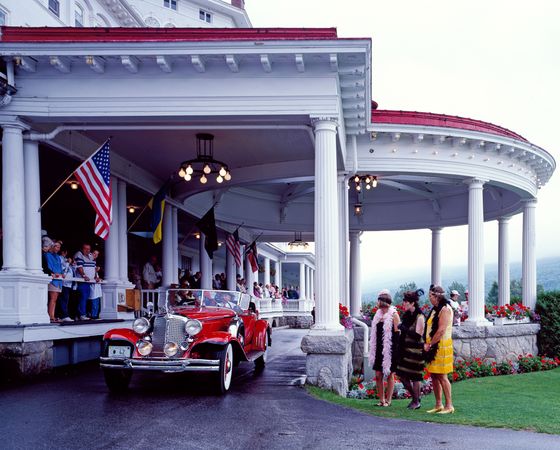 Great Gatsby festival at the historic Mt. Washington Hotel Bretton Woods, New Hampshire