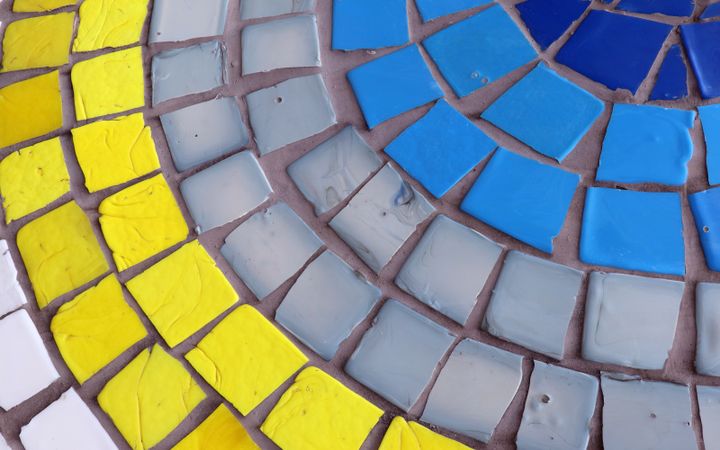Vintage colorful mosaic background.