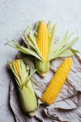 Phases of fresh corn peeling