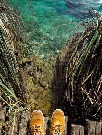 a journey to the crystal clear lake of Plitvica, Croatia