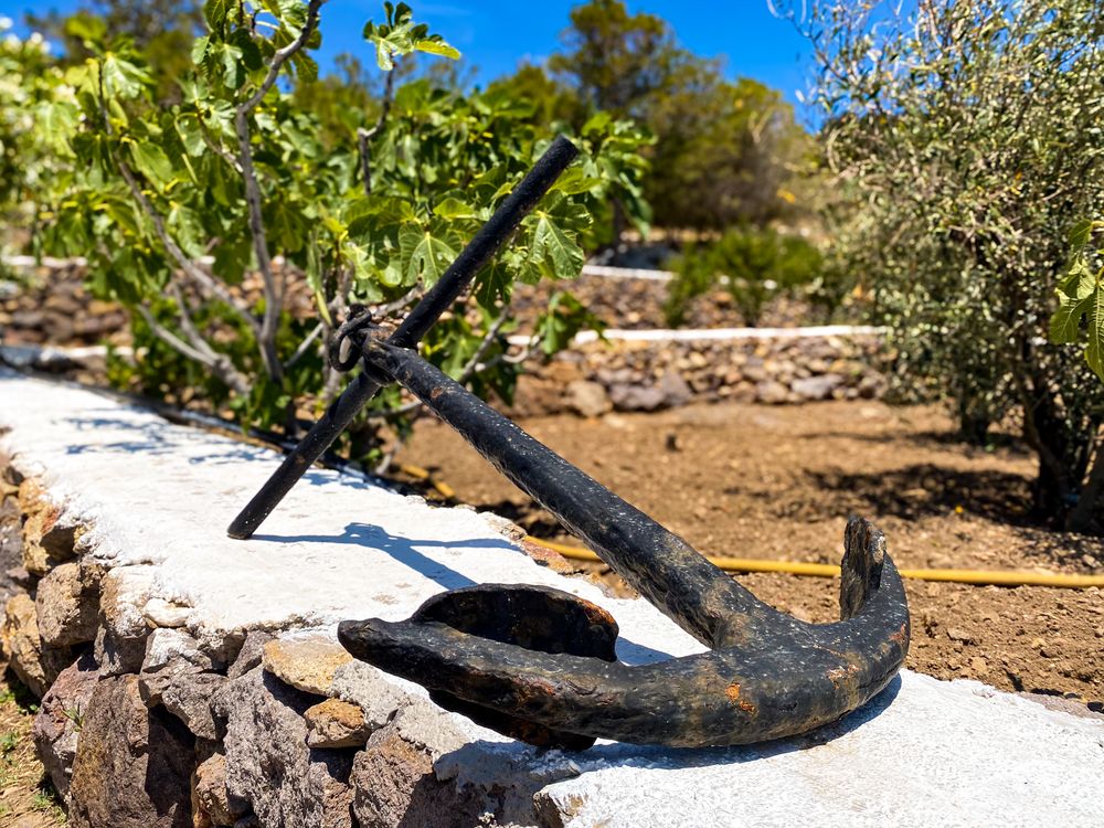 Meloi Anchor in Greek sun