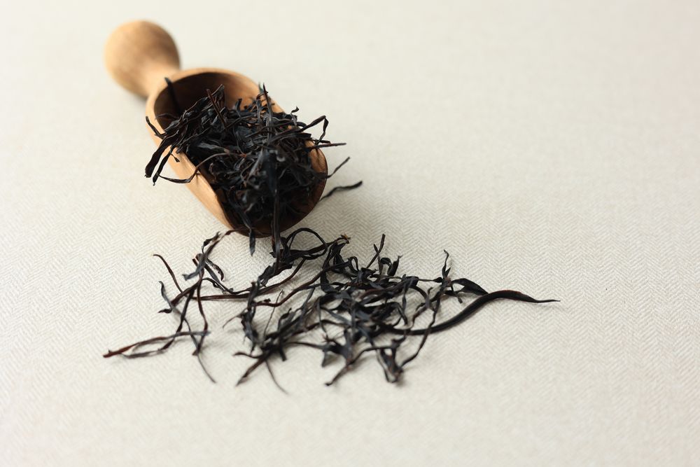 Dried Hijiki Seaweed, Japanese Cooking Ingredient.