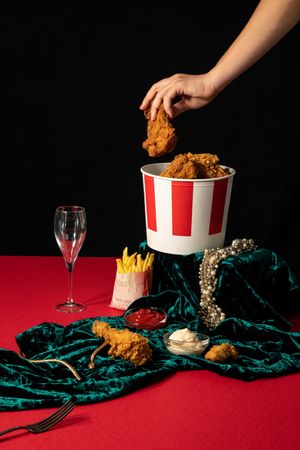 Chicken nuggets like best choice among luxury collection