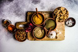 Georgian food cooking concept