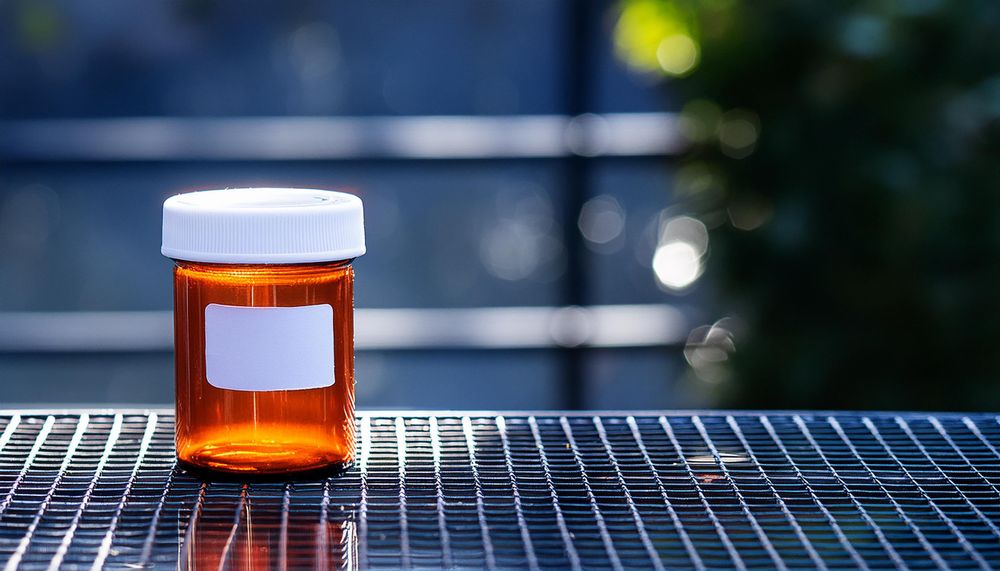 orange medicine bottle