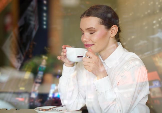 Starting the morning with a delicious coffee