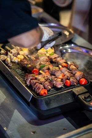 Asian food. Thai cuisine. Off-site food preparation.